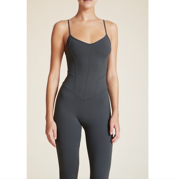 LIVE THE PROCESS Corset Body Suit in Gray - S - Picture 1 of 7